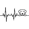Heartbeat Dog Motif - Heartbeat Dog Heartbeat