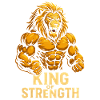 King of Strength Lion Motif
