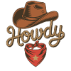 Howdy Cowboy - Western Rope Design