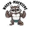 Raccoon Power – Muscle Raccoon Motif