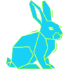 Geometric Bunny Low Poly Modern