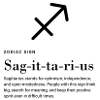 Sagittarius - Zodiac Sign