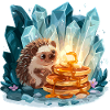 Hérisson aux pancakes dorés