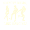 Country Line Dancing Silhouettes