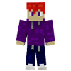 Purple Pixel Hoodie Skin