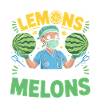 Melon Doctor Humour Imprimé