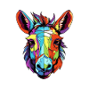 Donkey Animal Head