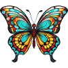 Bunter Schmetterling