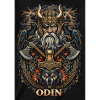 Odin Warfather with Ravens and Wolves