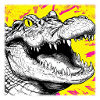 Crocodile Sketch – Urban Graffiti Style Design