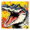 Wild Crocodile – Urban Street Art Design