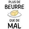 Bloc beurre sur assiette gourmandise gourmand 