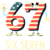 US Flag 67 Memes Six Seven