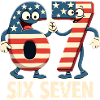 US Flag 67 Memes Six Seven