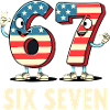 US Flag 67 Memes Six Seven