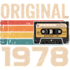 Originales 1978er Retro-Jubiläum 1978