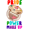 Pride Power Makeup Rainbow Art