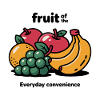 Lebendige Fruchtmischung