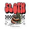 Sloth Relax – Chill Pattern Cannabis défectueux