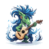 Green Dragon Guitarist