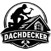 Dachdecker Silhouette auf Dach