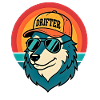 Drifter Wolf Sunset Tee