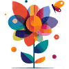 bunte Blume