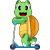 Turtle scooter