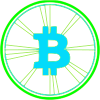Bitcoin Wireframe Speed Future Vektor