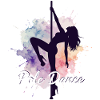 Pole Dance Poledancerinnen Aquarell stark Geschenk