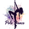 Pole Dance Poledancerinnen Aquarell stark Geschenk