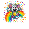 Regenbogen-Maus Farbschauer