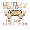 LEVEL 12 UNLOCKED 12TH BIRTHDAY GAMER
