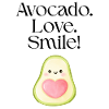 Avocado Love Smile