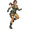 Aventurier vert en tenue de combat