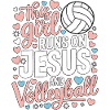 This Girl Loves Jesus & Volleyball