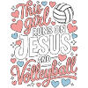 This Girl Loves Jesus & Volleyball