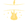 Retirement Rocks Guitar Lover Art Tee