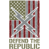 Defend The Republic USA Flag