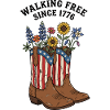 Walking Free Since 1776 Boots