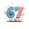 US Flag 67 Memes Six Seven