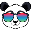 Panda Rainbow Sunglasses