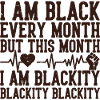 Blackity Black Month Heartbeat Fist