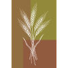 Wheat Ears Line Art – Nature Motif
