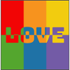 LGBTQIA Rainbow Love Mix Shirt