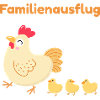 Family Outing – Cute Chicken Family