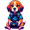 Beagle Gaming Gamer Jeux vidéo