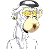 Ape with gold glasses