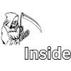 Dead Inside – Dark Skull Reaper-Design