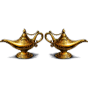 Golden Oil Lamps